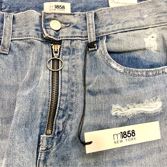 M1858 Women’s Jeans Frida Classic High Rise Straight  Size 8 NWT Light Wash - Picture 9 of 15